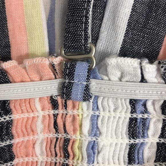 Free People Lilah Pleated Tube Striped Midi Dress XS NWT - Picture 14 of 15